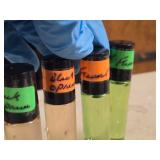 Lot of (5) Roll-On Perfumes - Grey Flannel (x2), Black Opium (x2), Creed