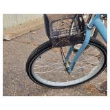 Huffy 24' Women's 1-speed Street Bike 19' Light Blue Frame