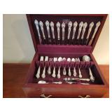 Alvin Sterling Silver Flatware Service for 12 ~ Pirouette, 2519g