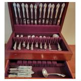 Alvin Sterling Silver Flatware Service for 12 ~ Pirouette, 2519g