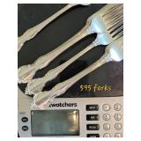 Alvin Sterling Silver Flatware Service for 12 ~ Pirouette, 2519g