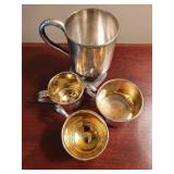 Sterling Silver Handled Childs Cups ~ 118g