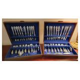Wallace Sterling Silver Flatware Service for 20 ~ Rose Ppoint, 4341g