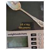 Wallace Sterling Silver Flatware Service for 20 ~ Rose Ppoint, 4341g