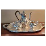 Elegant Canada Silverplate Tea Service