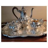Elegant Canada Silverplate Tea Service