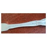 Alvin Sterling Silver Spreader and Demitasse Spoon Service  ~ Chateau Rose, 417g