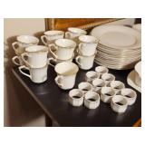 Noritake Fine China Dinnerware Service for 13 ~ Golden Cove
