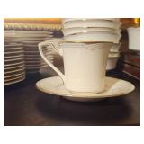 Noritake Fine China Dinnerware Service for 13 ~ Golden Cove