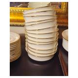 Noritake Fine China Dinnerware Service for 13 ~ Golden Cove