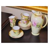 Antique Art Nouveau Demitasse Set