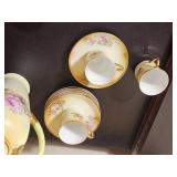 Antique Art Nouveau Demitasse Set