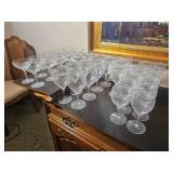Olympia Platinum Brimmed Stemware Glasses