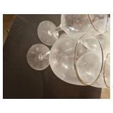 Olympia Platinum Brimmed Stemware Glasses