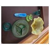 Vintage Depression Era decorative Glass