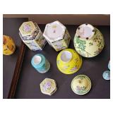Collection of Colorful Oriental Ginger Jars and Dcor Vase
