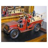 Reproduction Leonardo Luna Wooden Fire Truck Toy