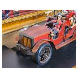 Reproduction Leonardo Luna Wooden Fire Truck Toy