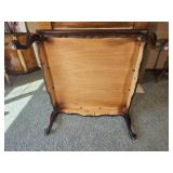 Contemporary Georgian Mahogany Coffee Table with Cabriole Legs and carved detail