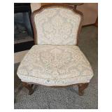 Stunning County French Bergere Chairs with Damask Upholstery