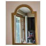 Gold Frame Arched Dcor Mirror