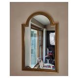 Gold Frame Arched Dcor Mirror