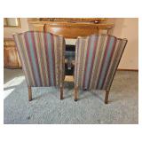 Henredon Wingback Armchair Pair