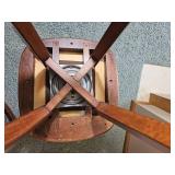 Colonial Spindle Back Counter Stools Pair