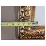 Impressionist White Rose Still Life in Guilt Regency Frame