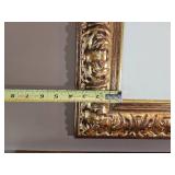 Impressionist White Rose Still Life in Guilt Regency Frame