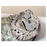 J. & E. Stevens Eagle & Eaglets Mechanical Coin Bank