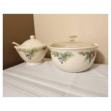 Pfaltzgraff Unique Service Pieces ( Cookie Jar, Lidded Bowl, Coffee Set, Gravy Boat)