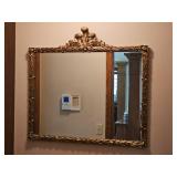 Beautiful Louis XV Guild Mirror with Prominent Guit Leaf Pediment