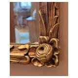 Beautiful Louis XV Guild Mirror with Prominent Guit Leaf Pediment