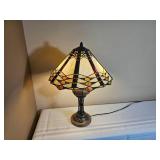 Prairie Misson Tiffany Shade Table Lamp