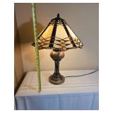 Prairie Misson Tiffany Shade Table Lamp