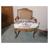Cane Back French Armchair