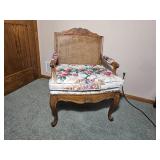 Cane Back French Armchair