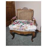Cane Back French Armchair
