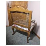 Cane Back French Armchair