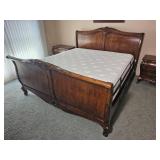 Louis XV French Sleigh Bed from Hickory White Furniture