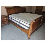 Louis XV French Sleigh Bed from Hickory White Furniture