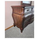 Louis XV French Provincial Dresser Mirror from Hickory White Furniture