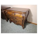 Louis XV French Provincial Nightstand pair from Hickory White Furniture
