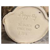 Vintage English Toby Mug with Lid - Peggotty