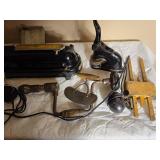 Collection of Antique Implements - Cobbler / Operator / Notary