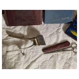Collection of Antique Barber Implements