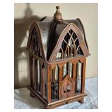 Magical Vintage Architectural Wood Birdcage