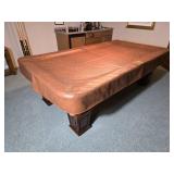 American Classics Custom Built Billiard Table with Accessories