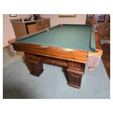 American Classics Custom Built Billiard Table with Accessories